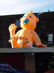 Opblaasfiguren Baby