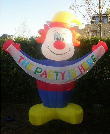 Opblaasfiguren Clown