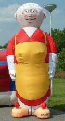 Opblaasfiguren Sarah