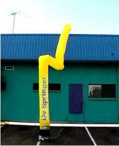 Opblaasfiguren Sky Tube Buiten